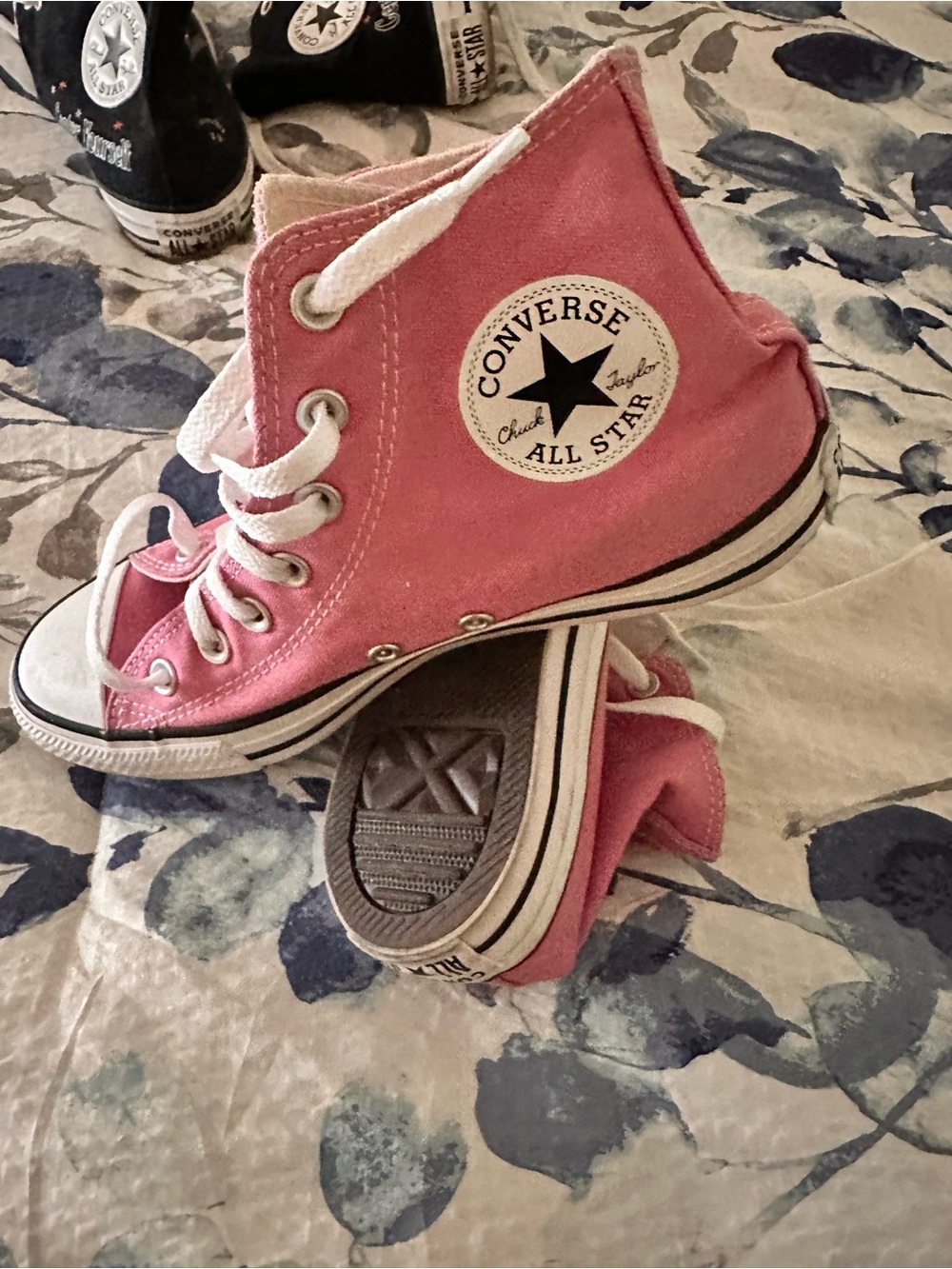 Converse women’s Pink High-Top Canvas Sneakers